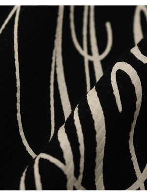 Simplicity Letter Printed T-shirts