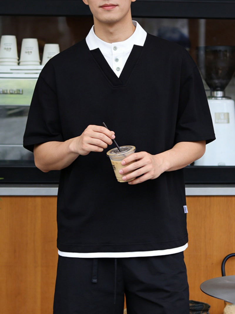 Layered-look Layering Loose-fit T-shirts