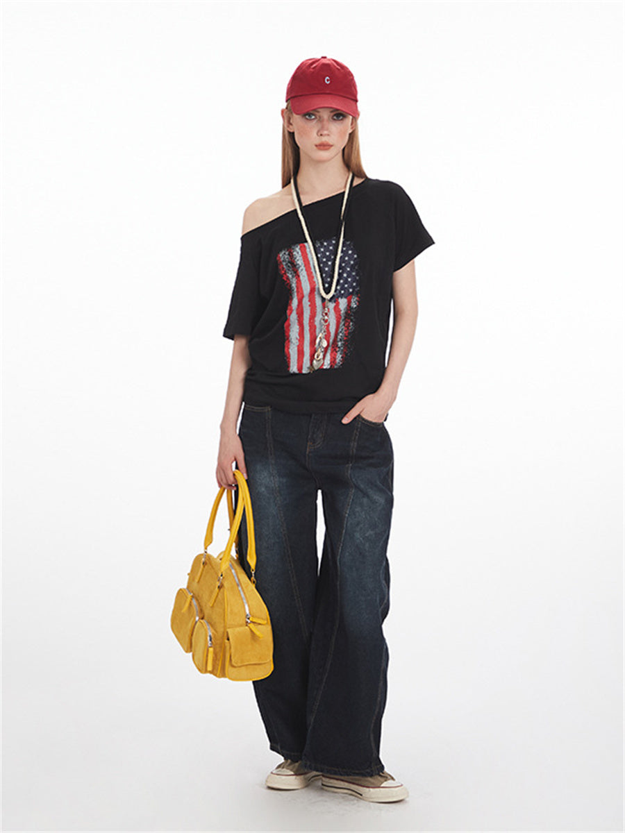 Liber Summer Women's 3D, Three-dimensional pattern Religious Nationality T-shirts