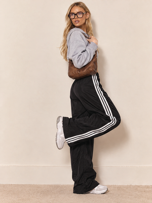Casual Loose Striped Wide-leg Sweatpants