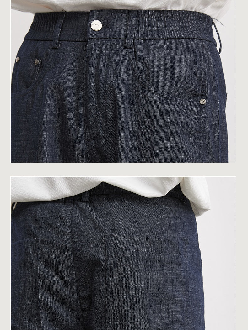 Simple Business Loose-fit Pants