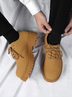 Chaussures Derby jaunes