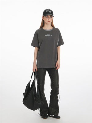 Liber Summer Women's Printed Letter T-shirts