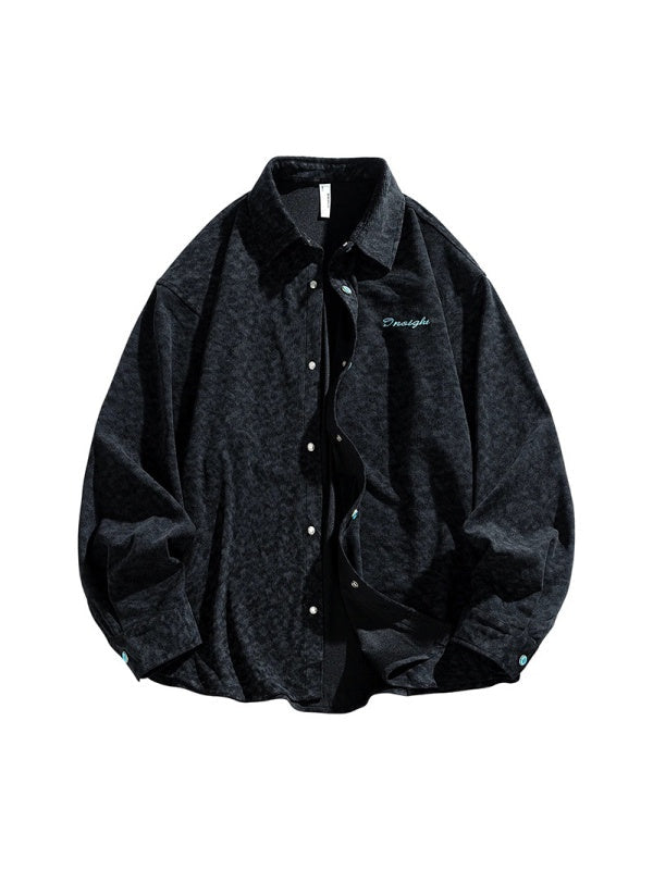 Printed Embroidery Corduroy Wear-resistant Shirts