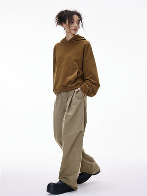 Liber Autumn Neutral wear Solid Color Pants