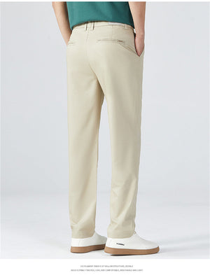 Liber Spring Men's Pocket decoration Solid Color Pants