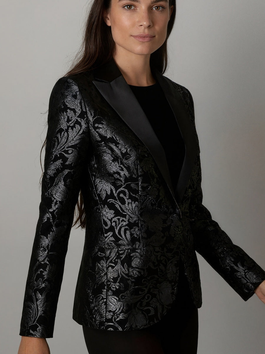Embossed Fabric Grace Commuting Banquet Blazers