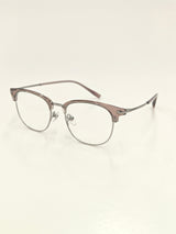 Solid Color Semi-transparent Eyeglasses