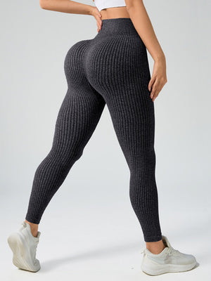 Tight-fitting Tummy Control High-waisted Hip Lift Piping Yoga Pants Pants