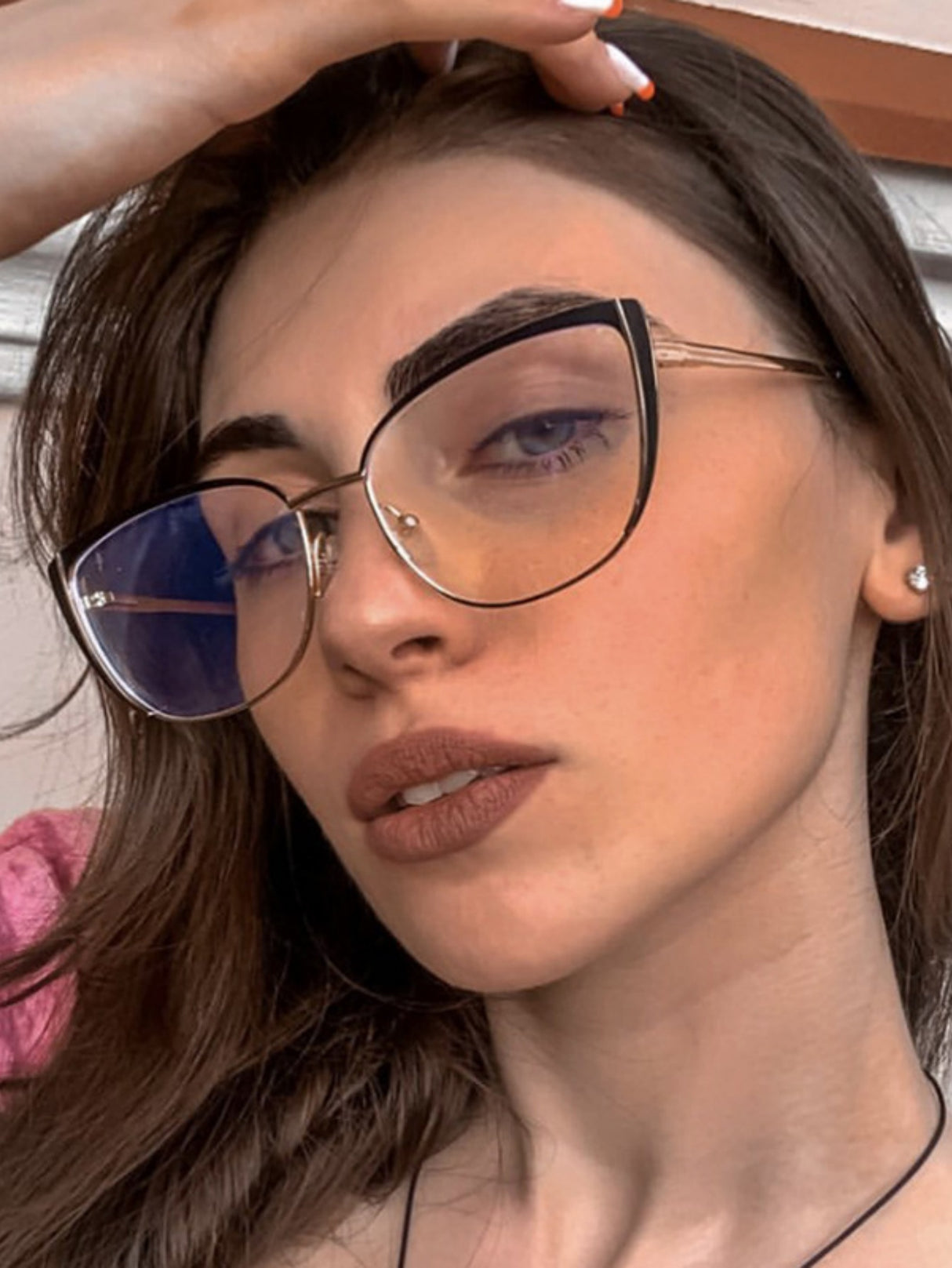 Full-frame Butterfly-shaped Fashion Glasses