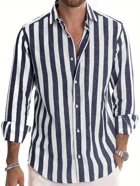 Stripes Leisure Shirts
