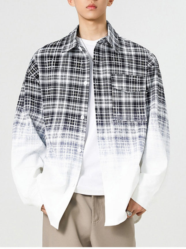 Gradient Plaid Shirts