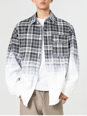 Gradient Plaid Shirts