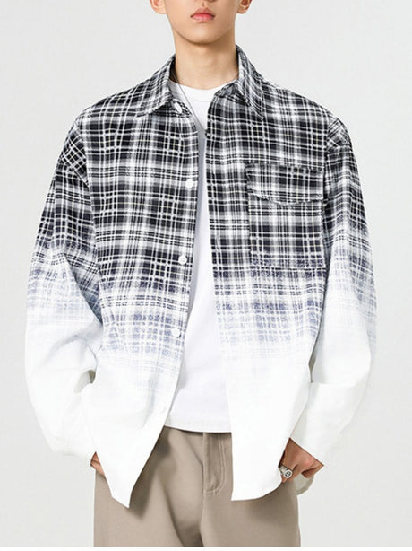 Gradient Plaid Shirts
