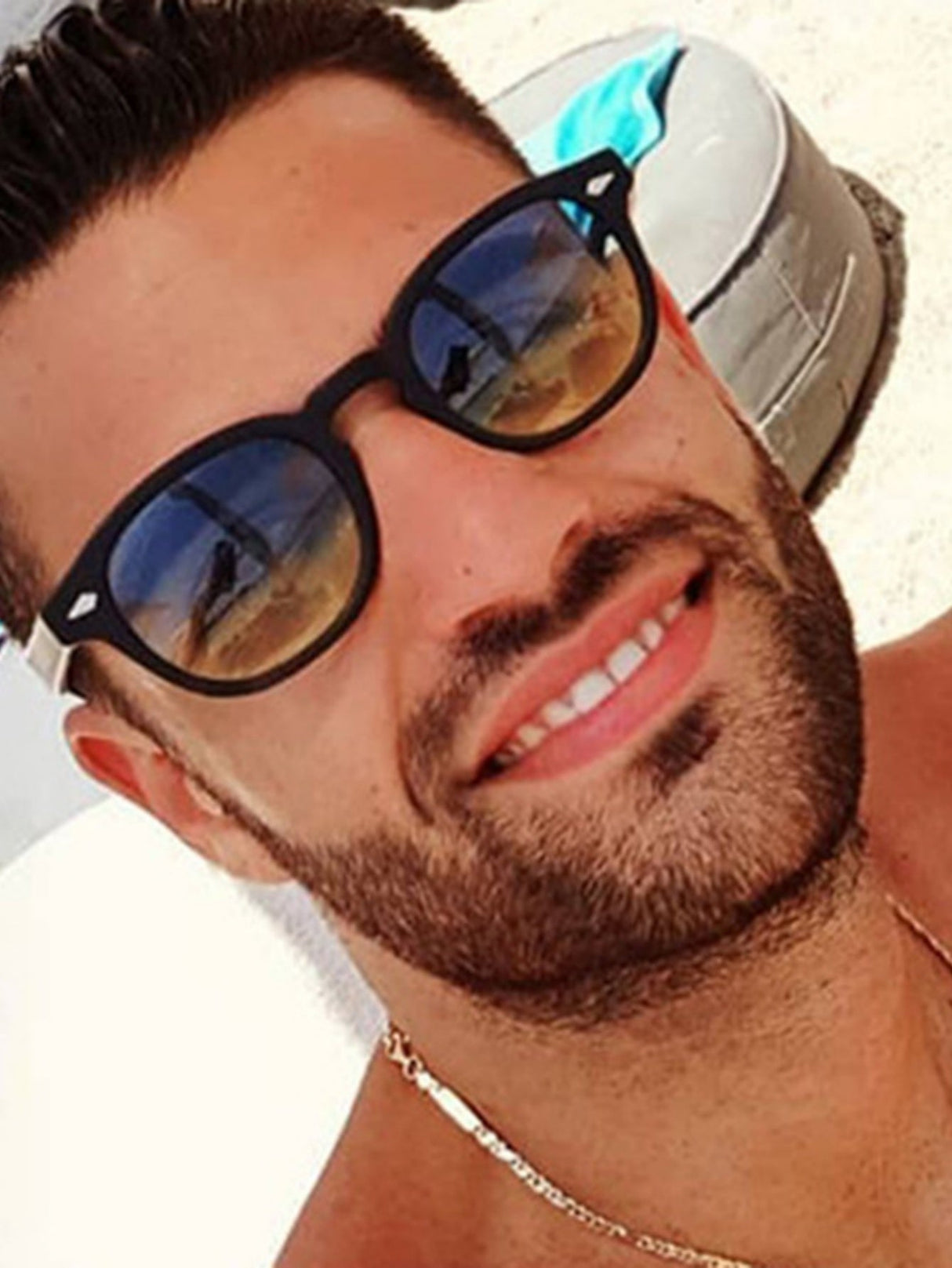 Riveted Arrow Small Frame Oval Sunglasses