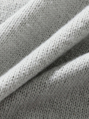 Old Money Style Leisure Solid Color V-neck Ins All-match Sweater
