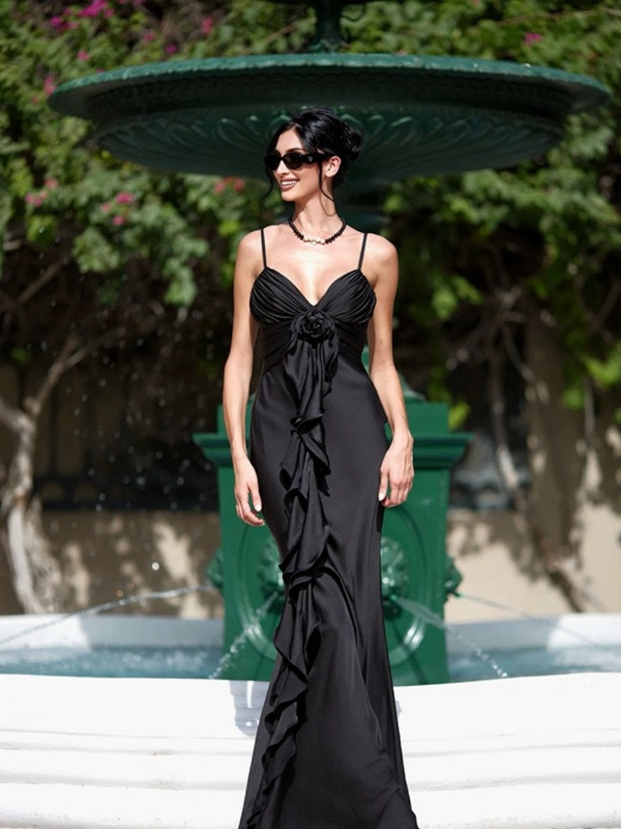 Liber Summer Women's Splicing Maxi Dresses