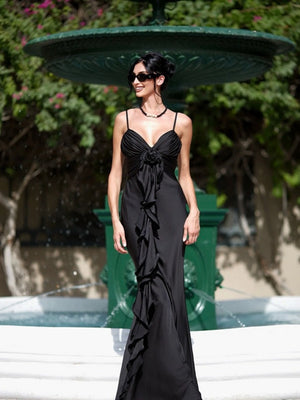 Liber Summer Women's Splicing Maxi Dresses