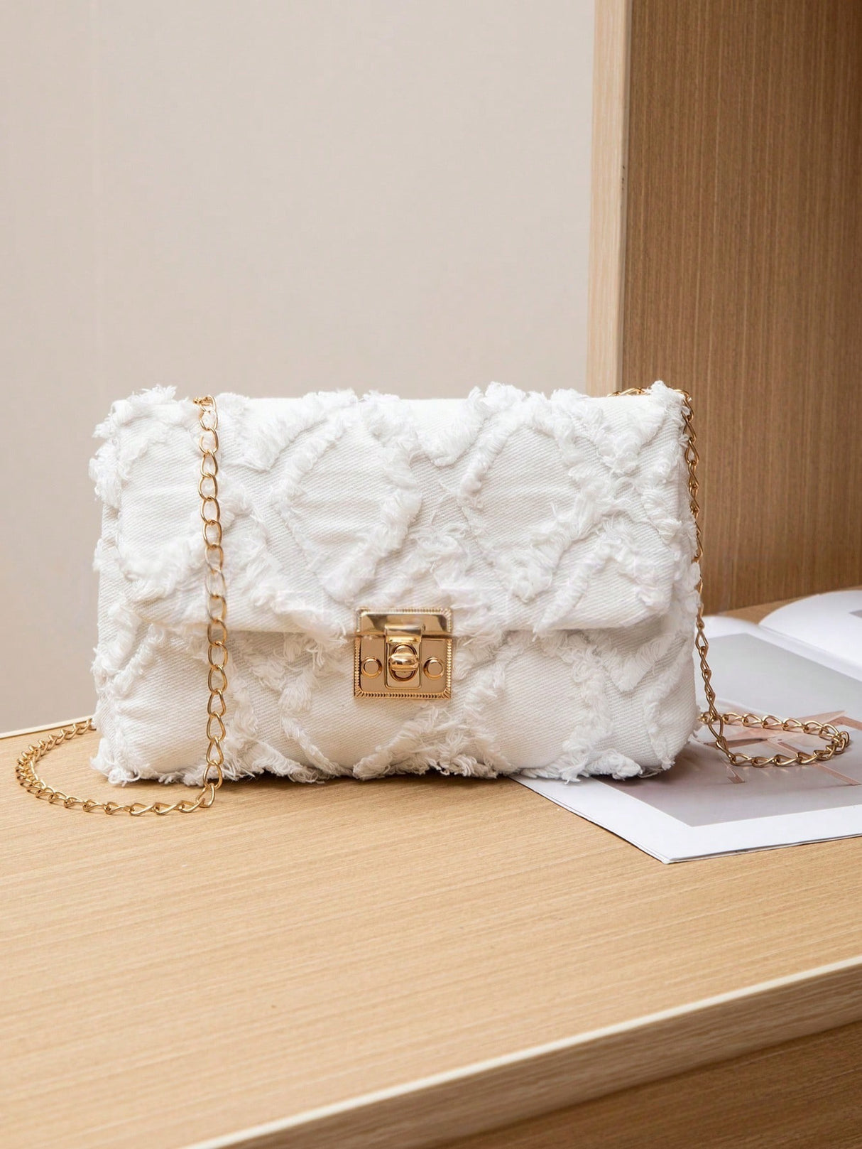 Denim Crossbody Bag