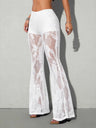 Lace Trumpet Perspective Formal Dress Pants