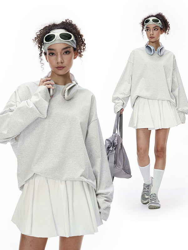 Liber Autumn Neutral wear Solid Color T-shirts
