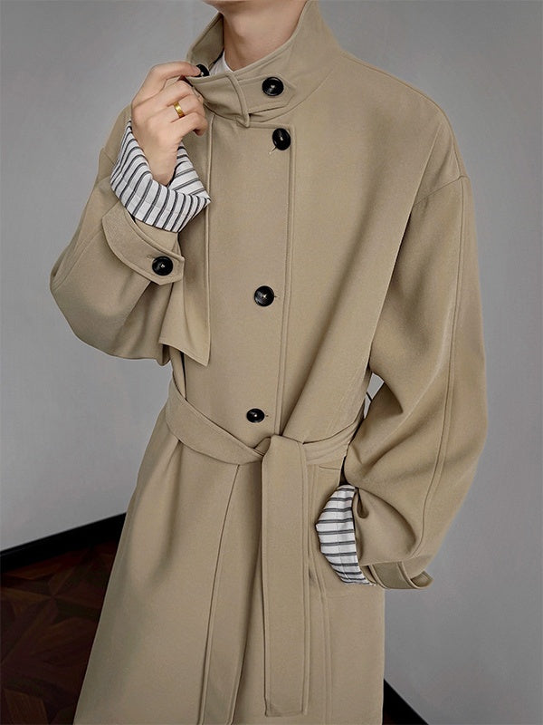 Longline Two-way Loose-fit Trench Coats