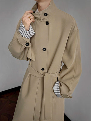 Longline Two-way Loose-fit Trench Coats