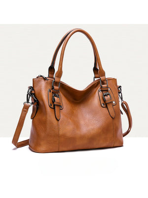 Stylish Retro Minimalist Large Capacity Handbag