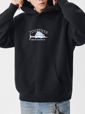 Thickened Printed Hooded Sweatshirts&Hoodies