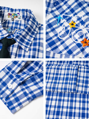 Tie Plaid Shirts