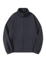 Fleece Loose Stand Collar Zipper Jackets
