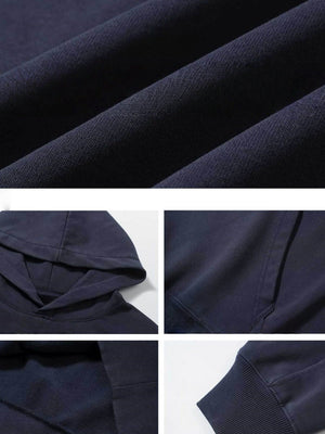 Digital Direct Injection Washing Retro Hoodies