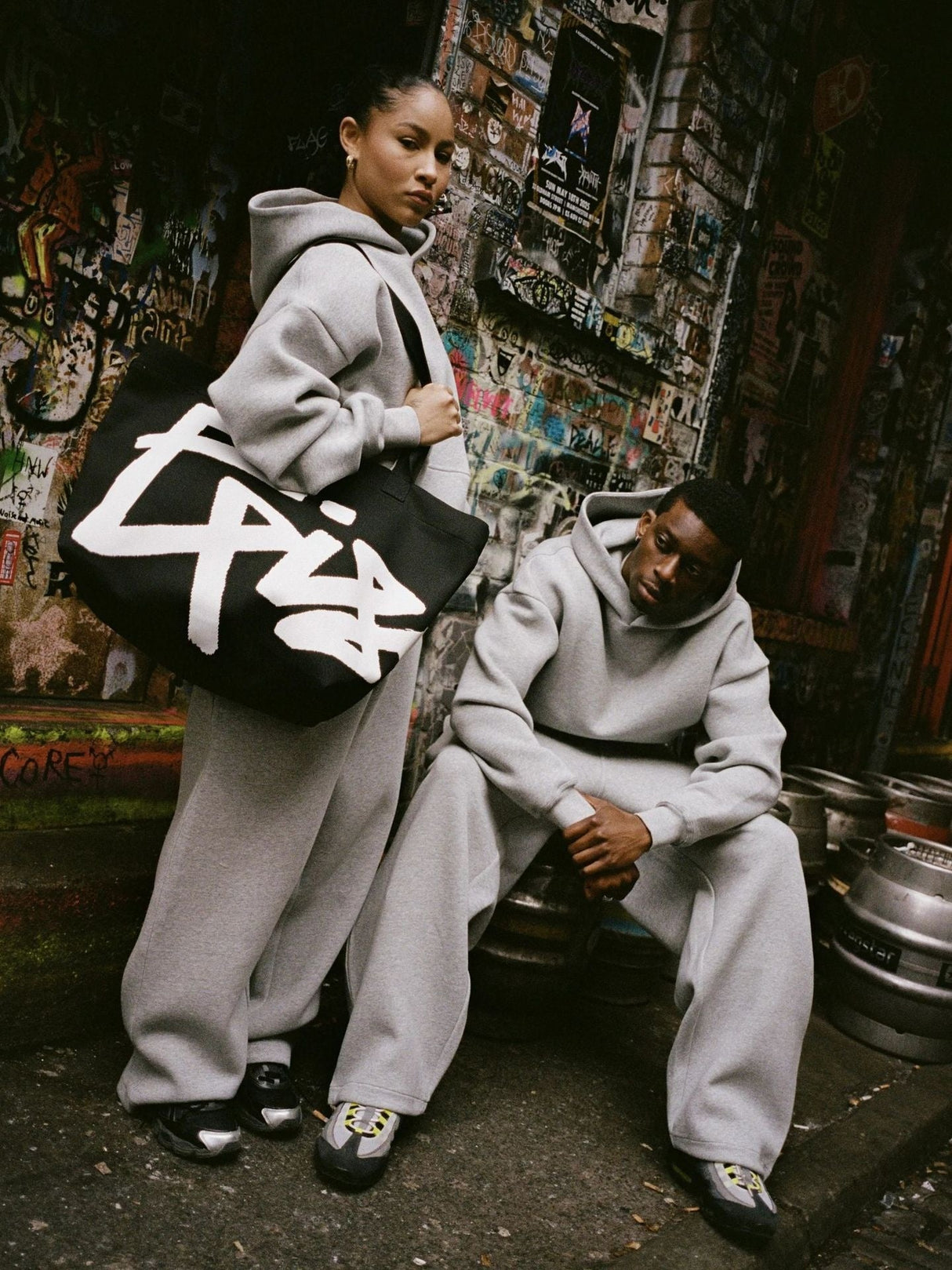 Embroidered Hoodie & Sweatpants 2-piece Sets