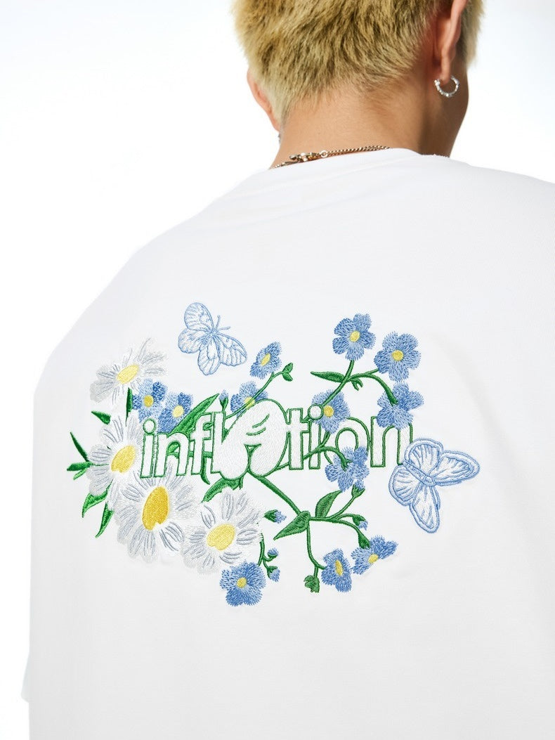 Butterfly Floral Printed T-shirts