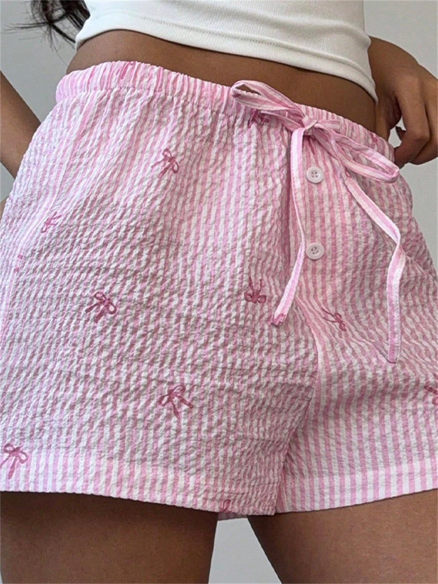 Liber Summer Women's Lace up Shorts
