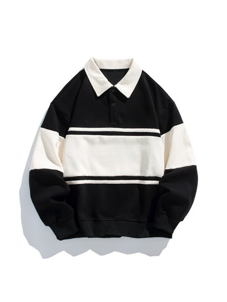 Loose-fit Stripes Polo Shirts