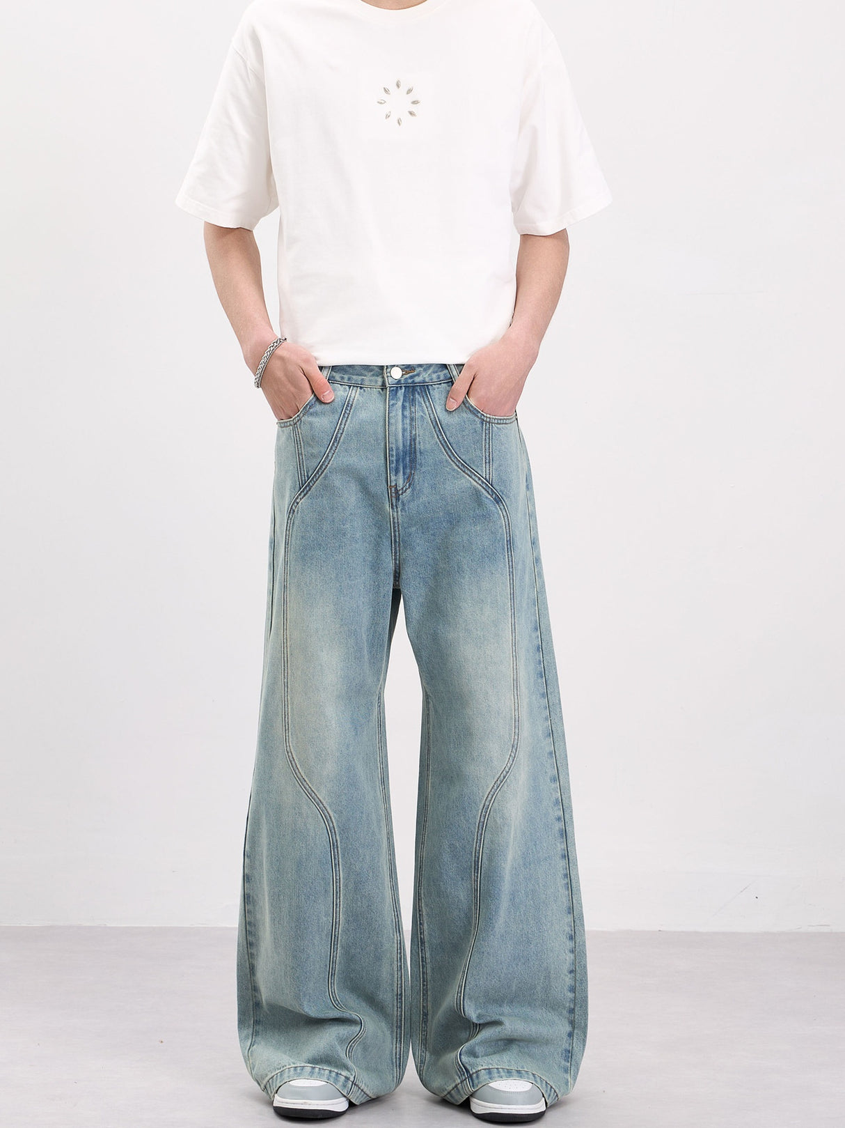 Deconstruction Type A Loose-fit Straight-fit Jeans