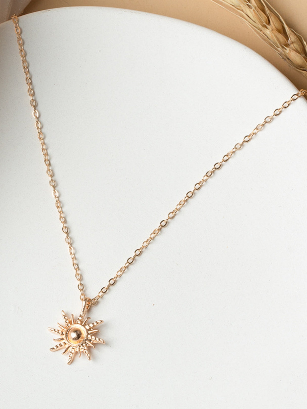 Sun Pendant Necklace