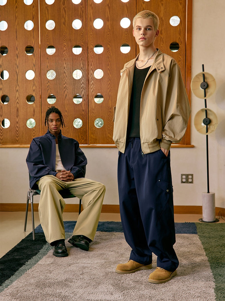 Liber Autumn Men's Solid Color Pants