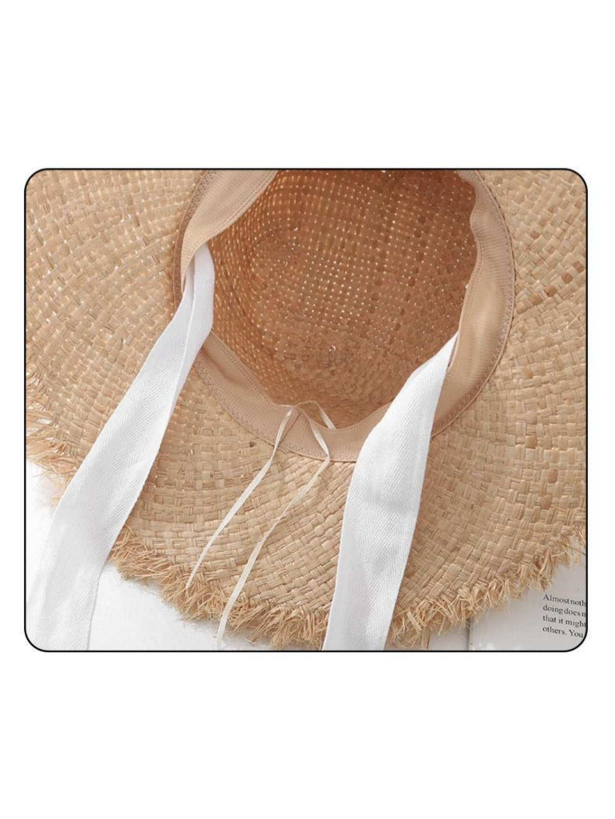 Raffia Straw Wide-brimmed Beach Vacation Hat