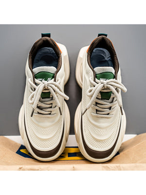 Liber Four Seasons Colorblock Thick-soled Men's Casual Sports Shoes