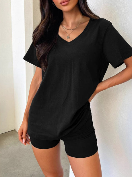 Liber Spring Women's Solid Color None 2-piece Sets