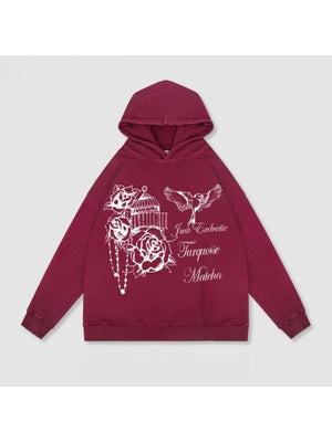 Liber Autumn Neutral wear Printed Letter Sweatshirts&Hoodies