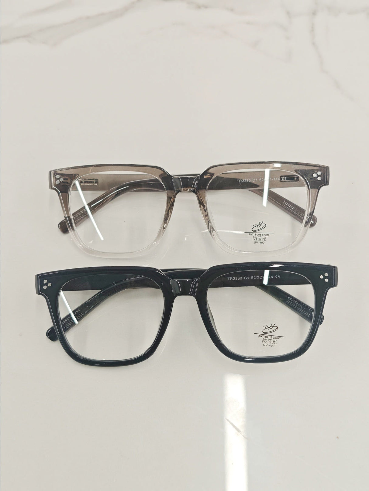 Semi-transparent Prescription Glasses