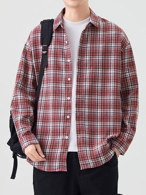 Color Matching Plaid Simplicity Shirts