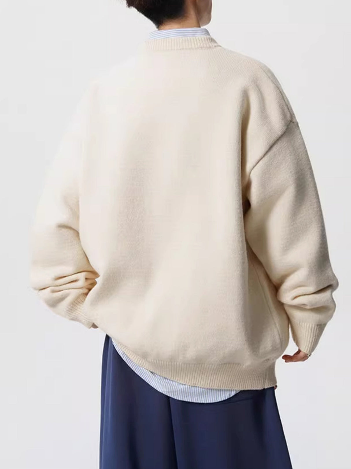 Pull oversize à imprimé lettres