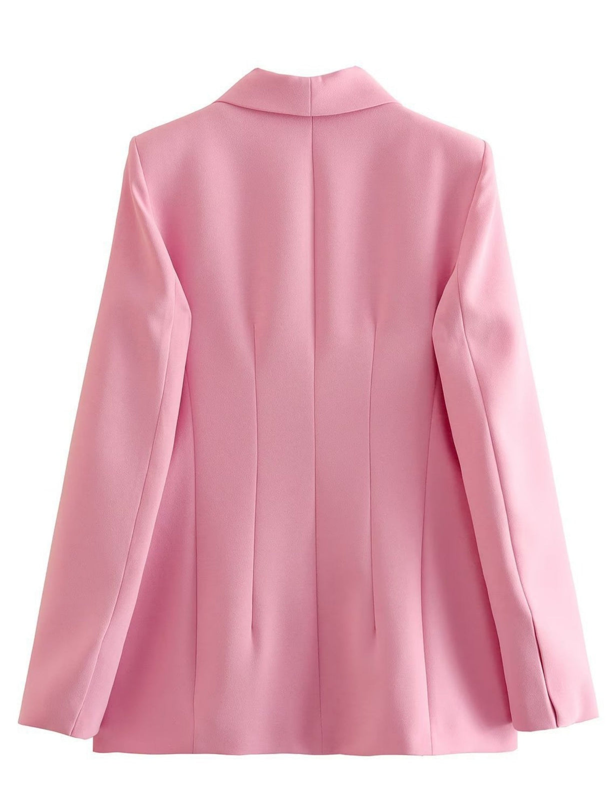 Lapel Suit Jacket High-waisted Loose-fitting Trousers 2-piece Sets