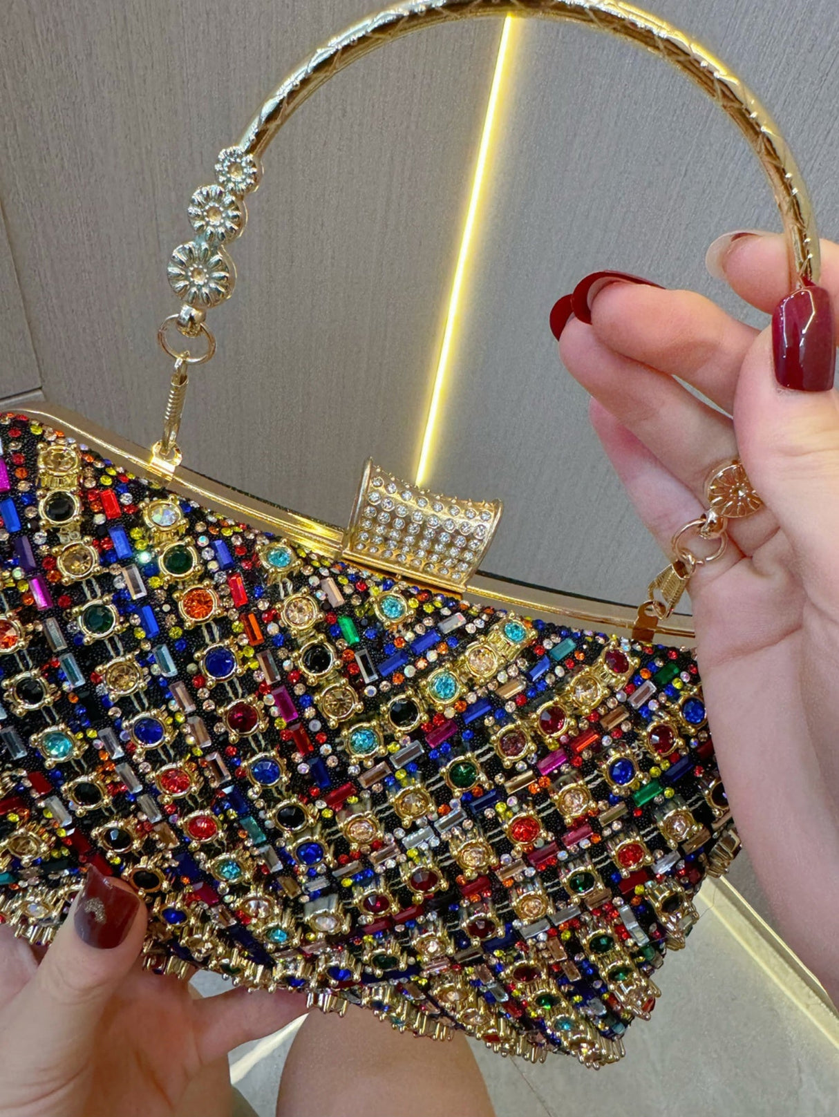 Liber Four Seasons ACC Diamond Box Bag