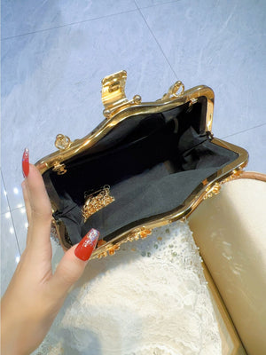 Liber Four Seasons ACC Rivet Diamond Shell Bag