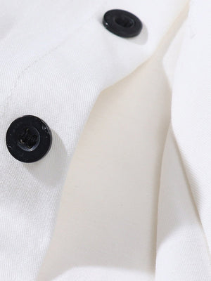 Foam Letter Printing Loose Long-sleeved Shirt